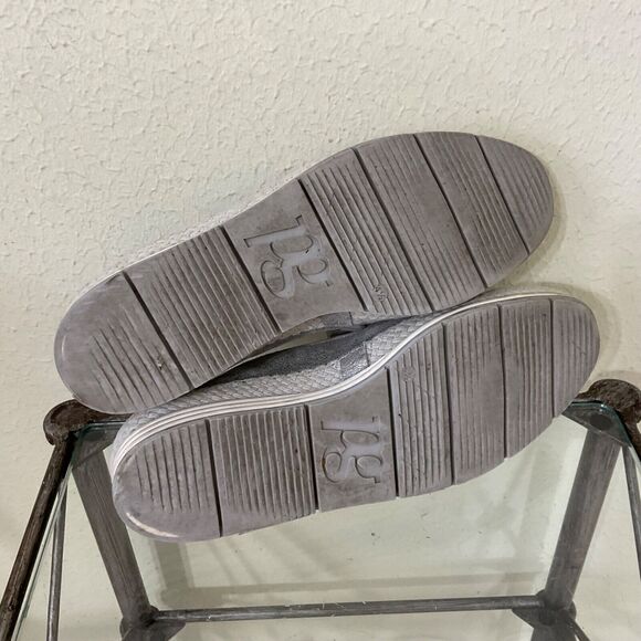 Paul Green Joaquin Espadrille in silver and gold metallic size 7 US/ 4.5 UK - Picture 7 of 11